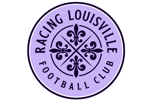 Icon Sports Group Women's Louisville City FC 2 Logo Purple T-Shirt